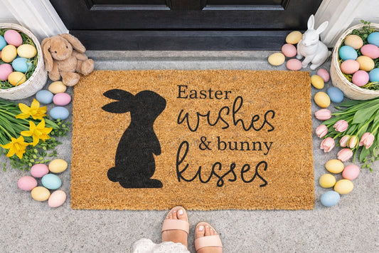 Easter Wishes Bunny Kisses