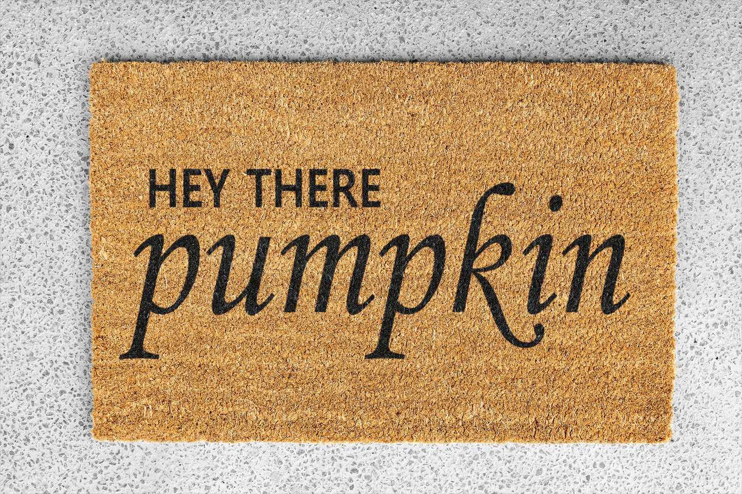 Personalized coir doormat handmade by Coco Matty.