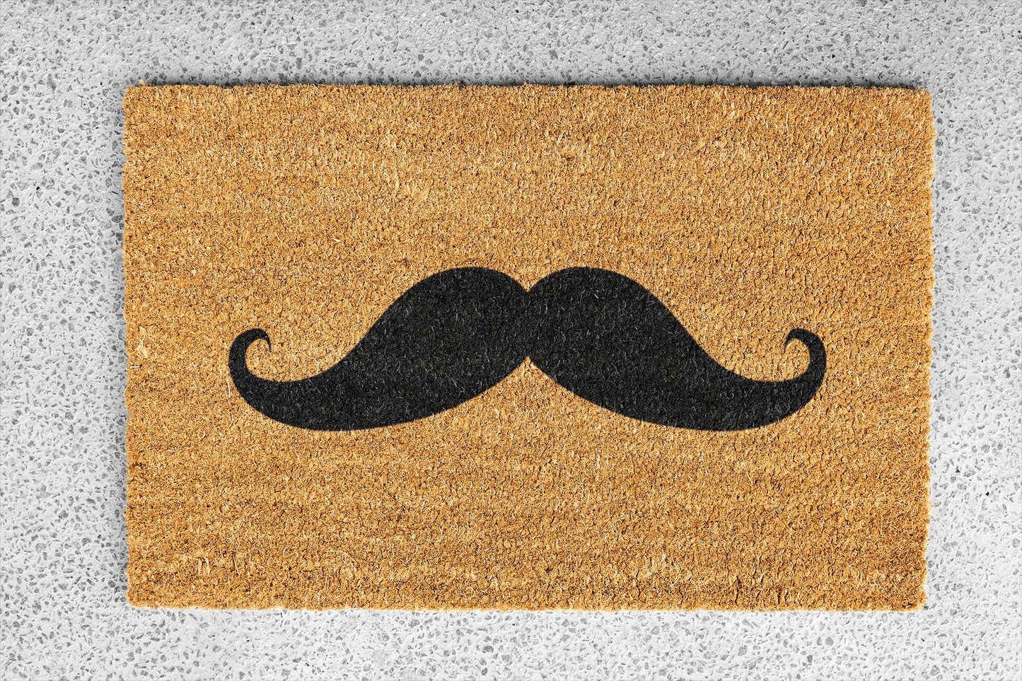 Personalized coir doormat handmade by Coco Matty.