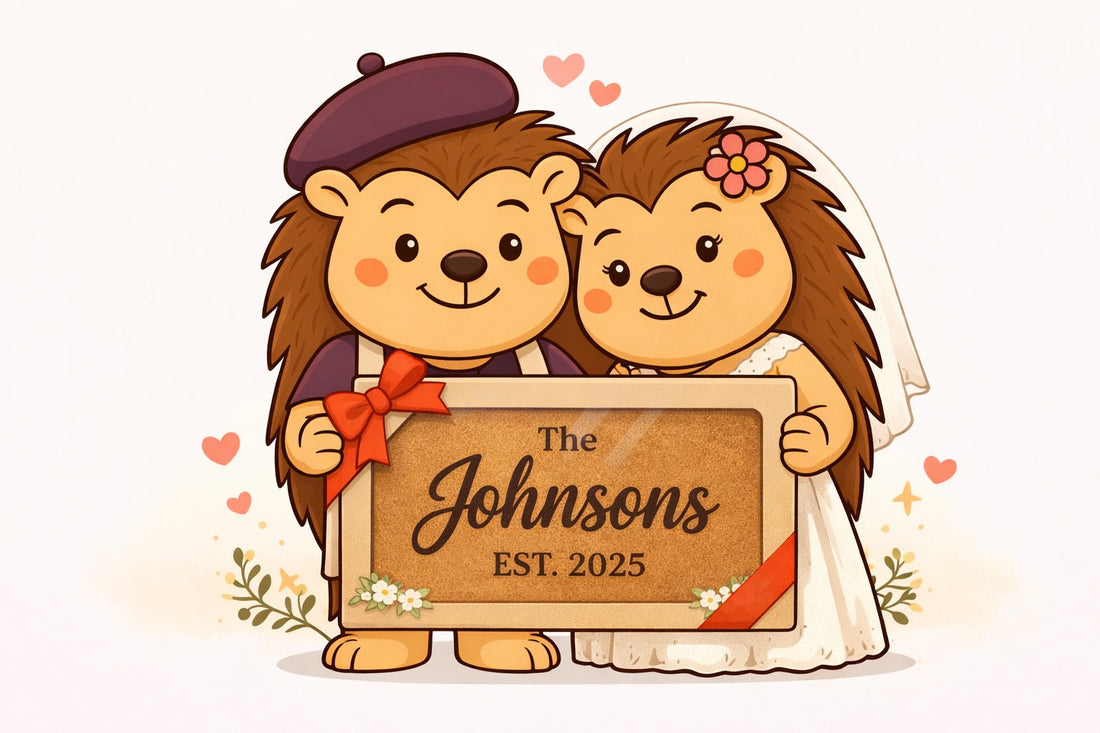 Why Personalised Doormats Make the Perfect Wedding Gift