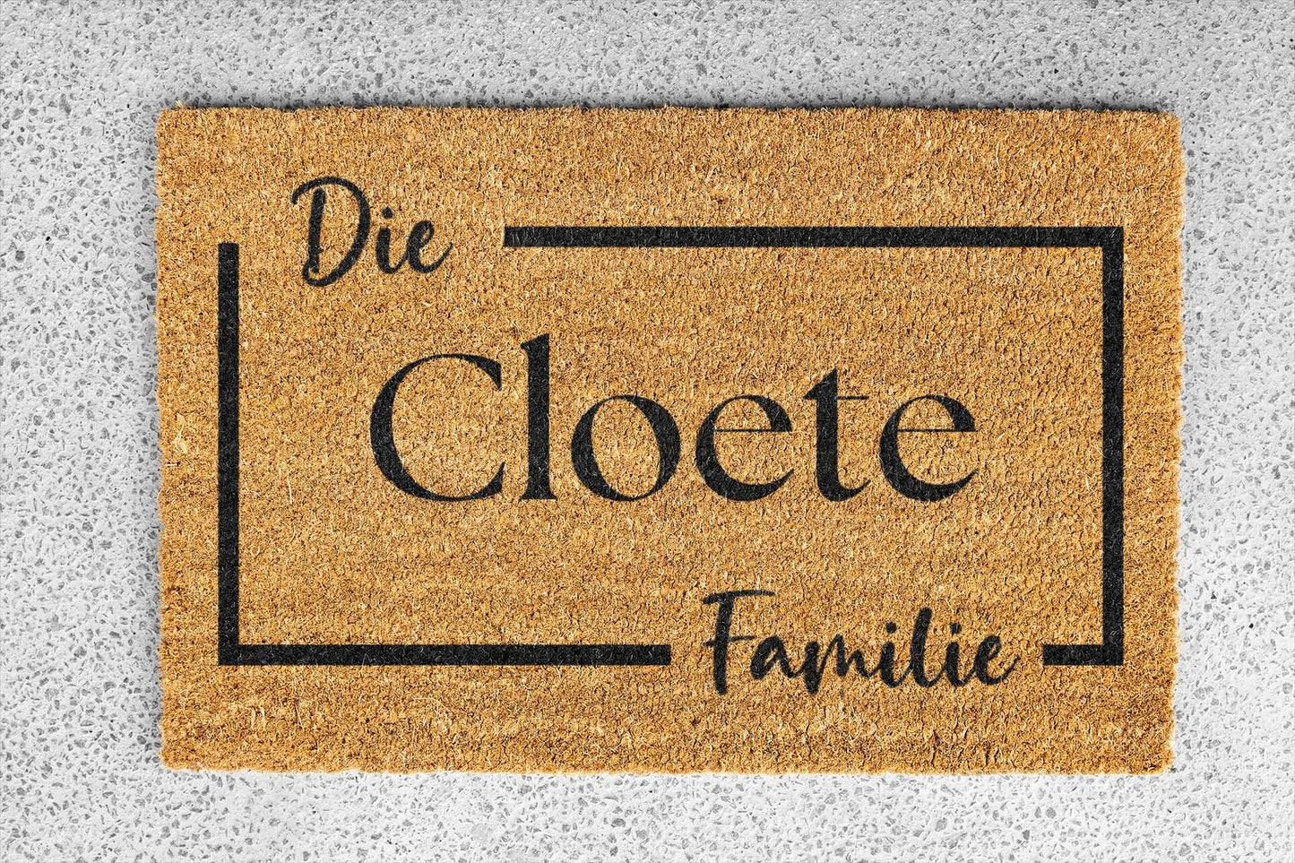Afrikaans Familie Naam Deurmat – “Die [Van] Familie”