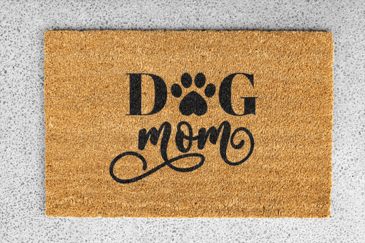 Personalized coir doormat handmade by Coco Matty.