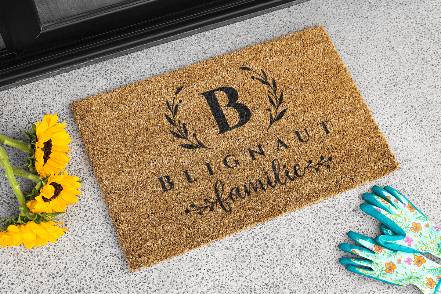 Family Emblem Doormat Afrikaans