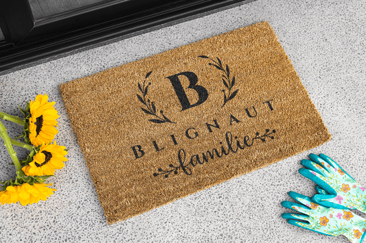 Family Emblem Doormat Afrikaans