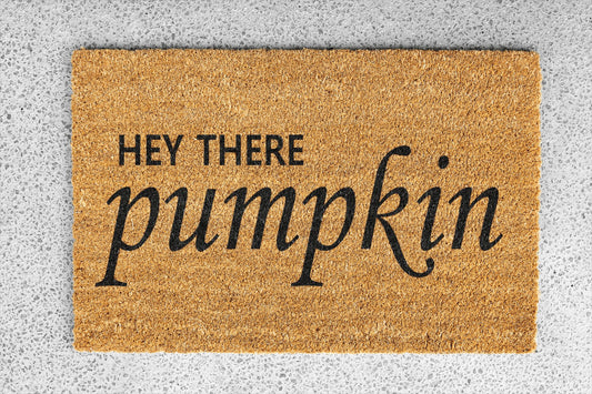 Personalized coir doormat handmade by Coco Matty.