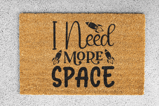 Personalized coir doormat handmade by Coco Matty.
