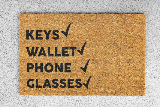 Keys Wallet Phone Glasses