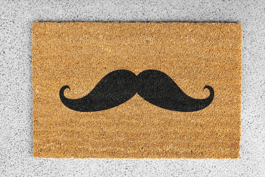 Personalized coir doormat handmade by Coco Matty.