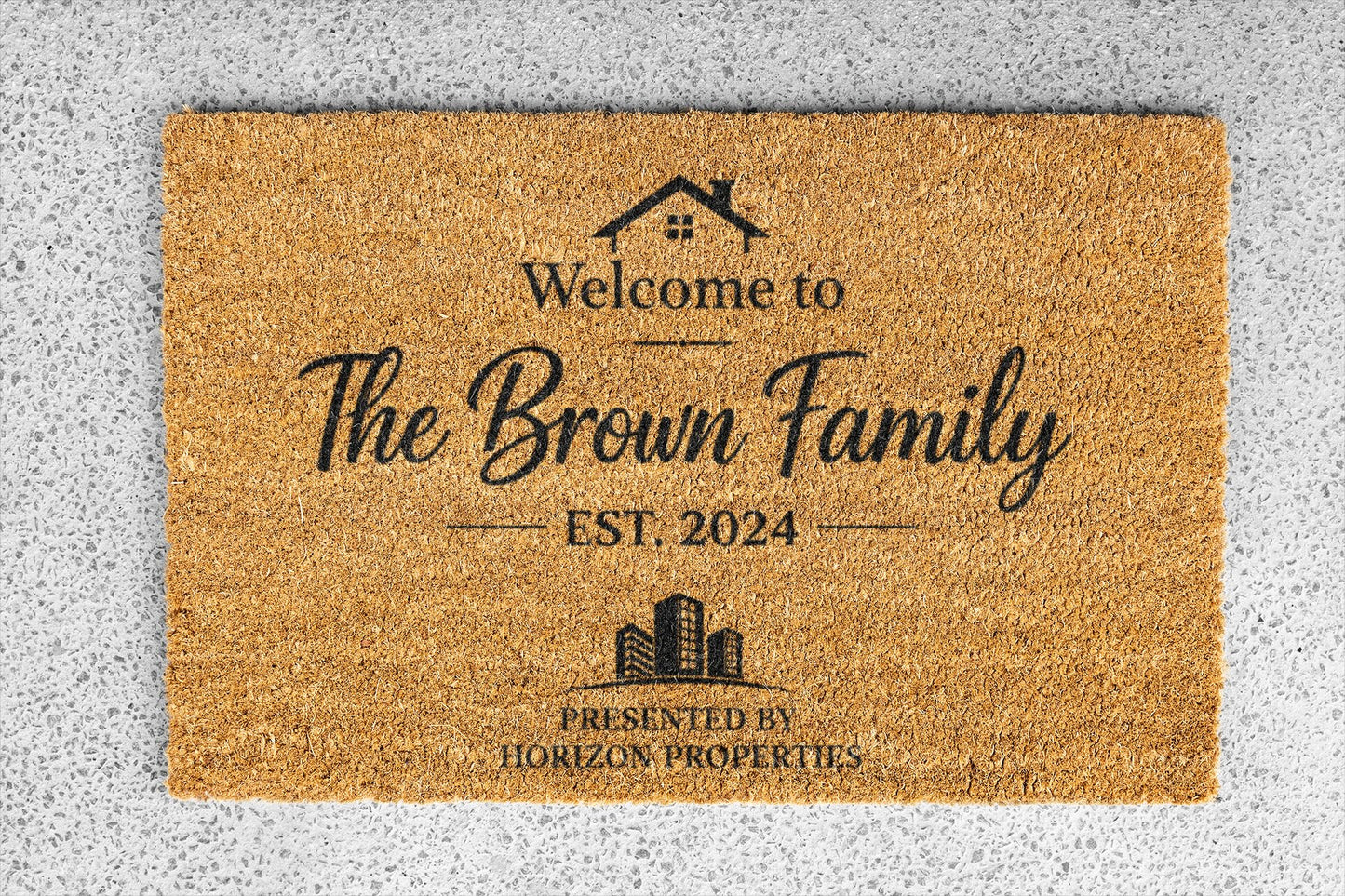 Real Estate Gift Doormat Design 3