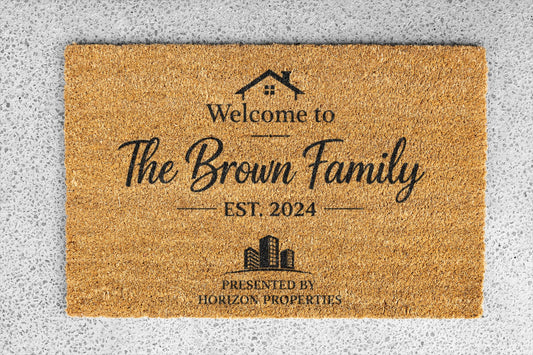 Real Estate Gift Doormat Design 3