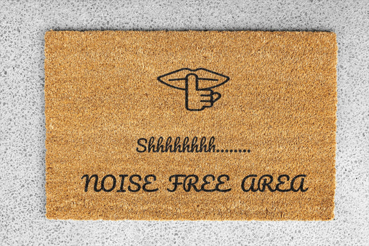 Personalized coir doormat handmade by Coco Matty.