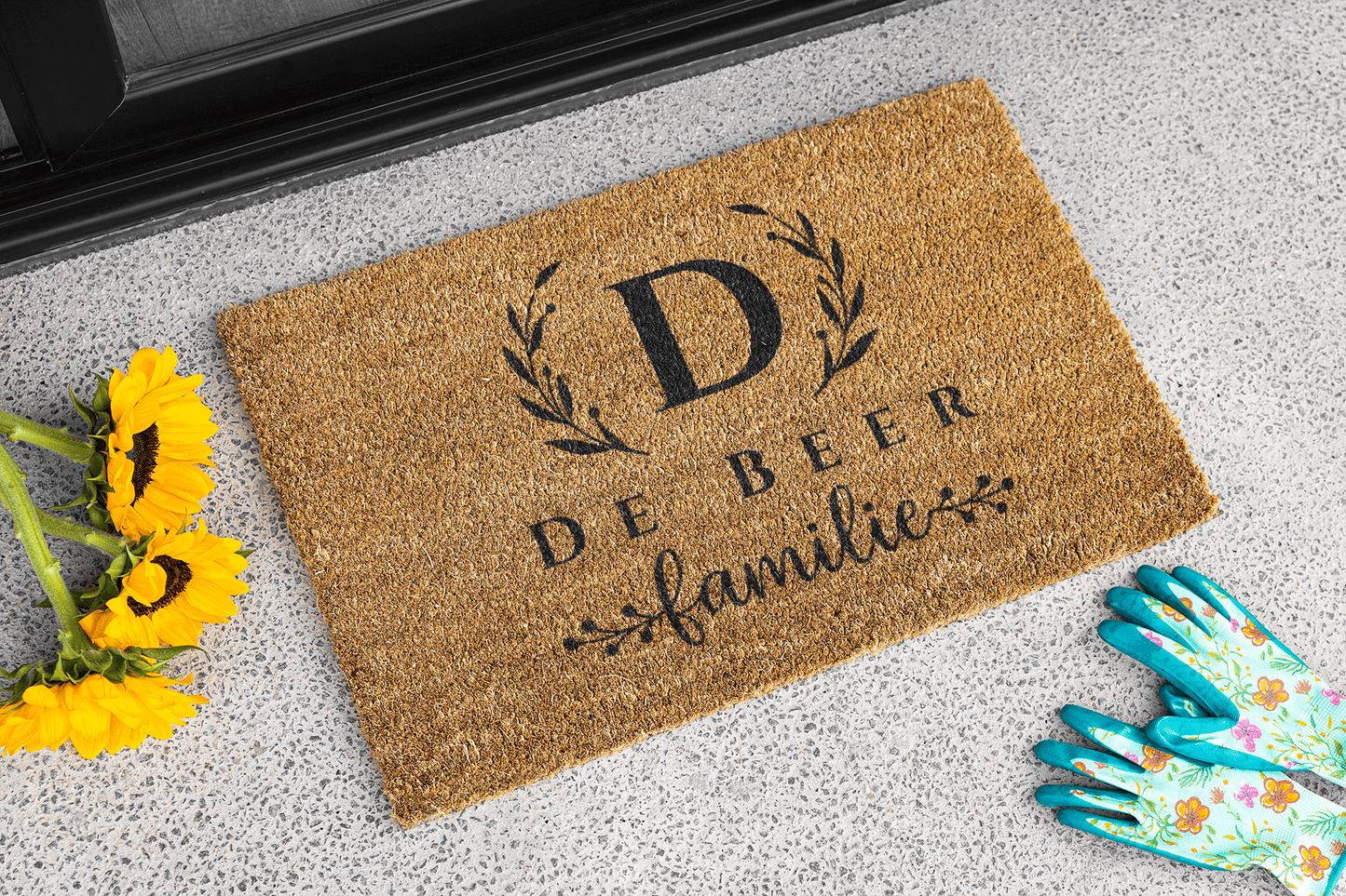 Family Emblem Doormat Afrikaans
