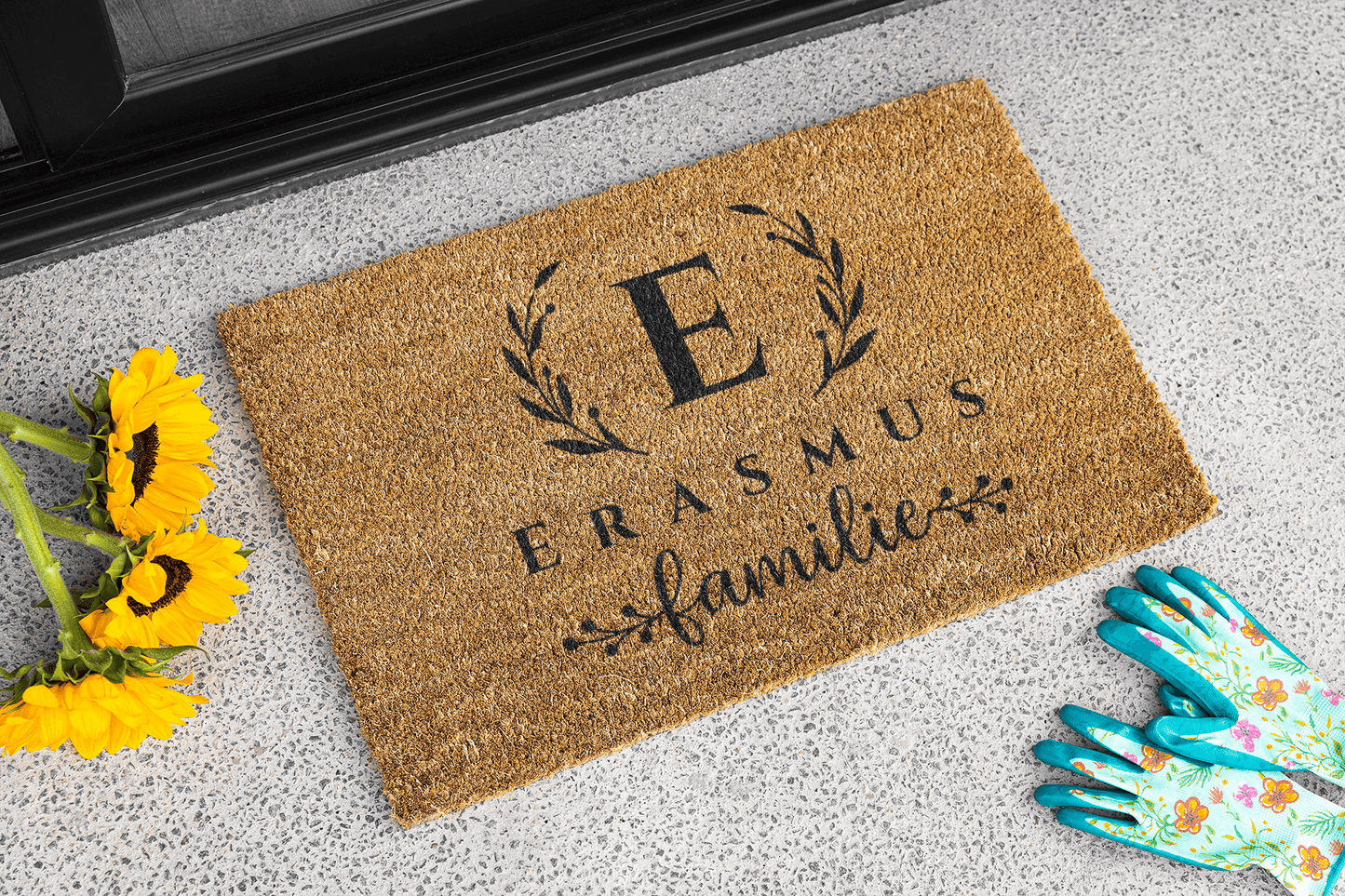 Family Emblem Doormat Afrikaans