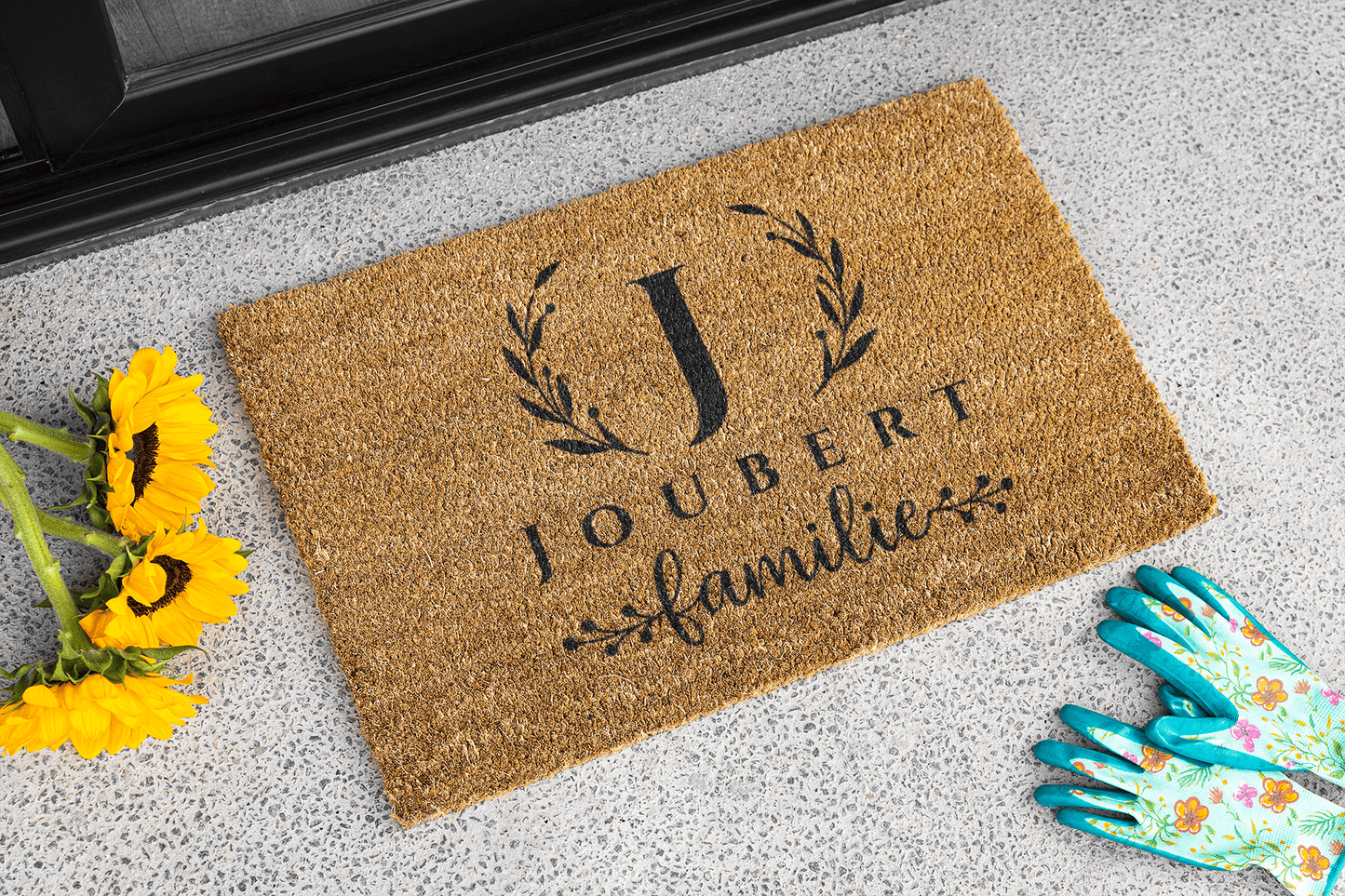 Family Emblem Doormat Afrikaans