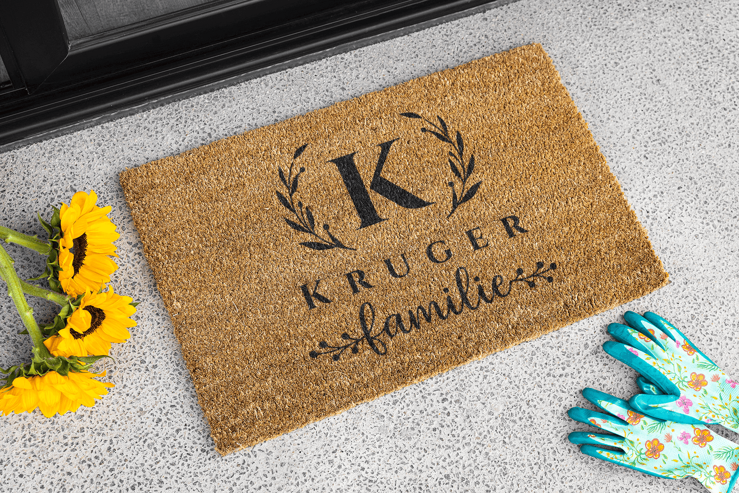 Family Emblem Doormat Afrikaans