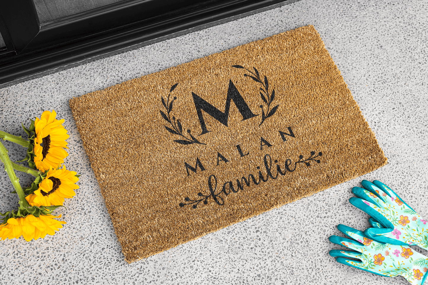 Family Emblem Doormat Afrikaans