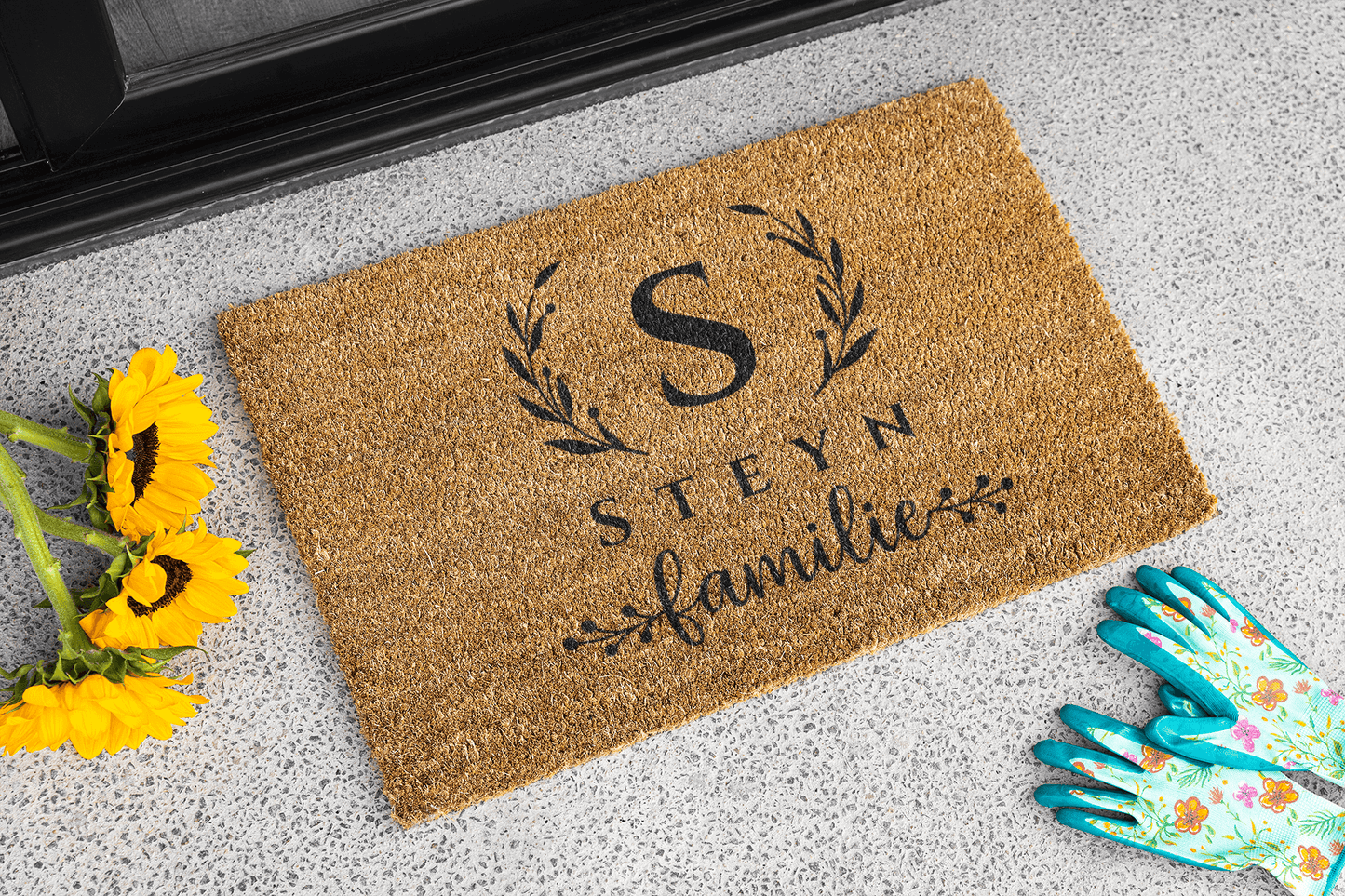 Family Emblem Doormat Afrikaans