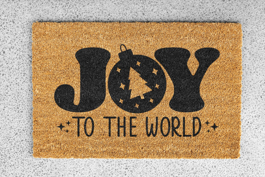 Personalized coir doormat handmade by Coco Matty.